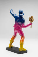 Kare - Deco Figurine Street Art Bouquet Rainbow 41cm