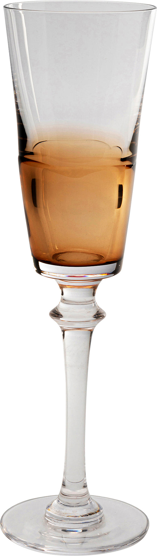 Kare - Champagne Glass Mimi Amber 24cm