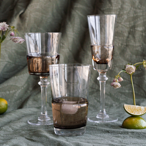 Kare - Red Wine Glass Mimi Amber 21cm
