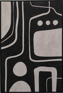 Kare - Canvas Picture Artistic Blacky 70x110c