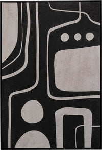 Kare - Canvas Picture Artistic Blacky 70x110c