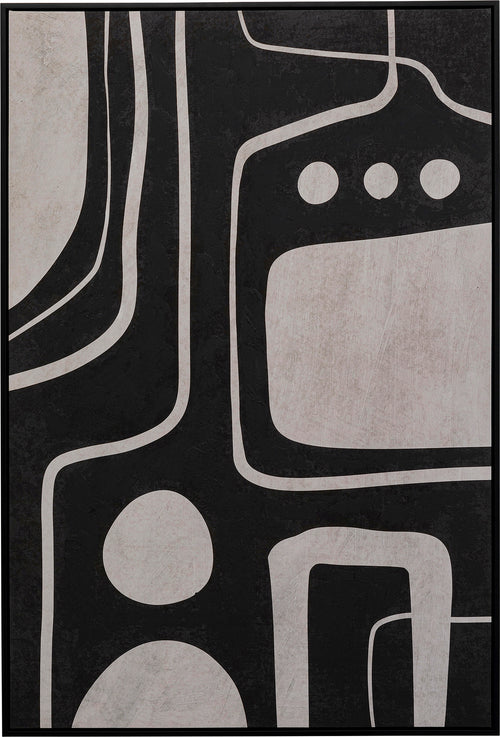 Kare - Canvas Picture Artistic Blacky 70x110c