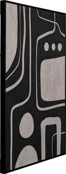 Kare - Canvas Picture Artistic Blacky 70x110c