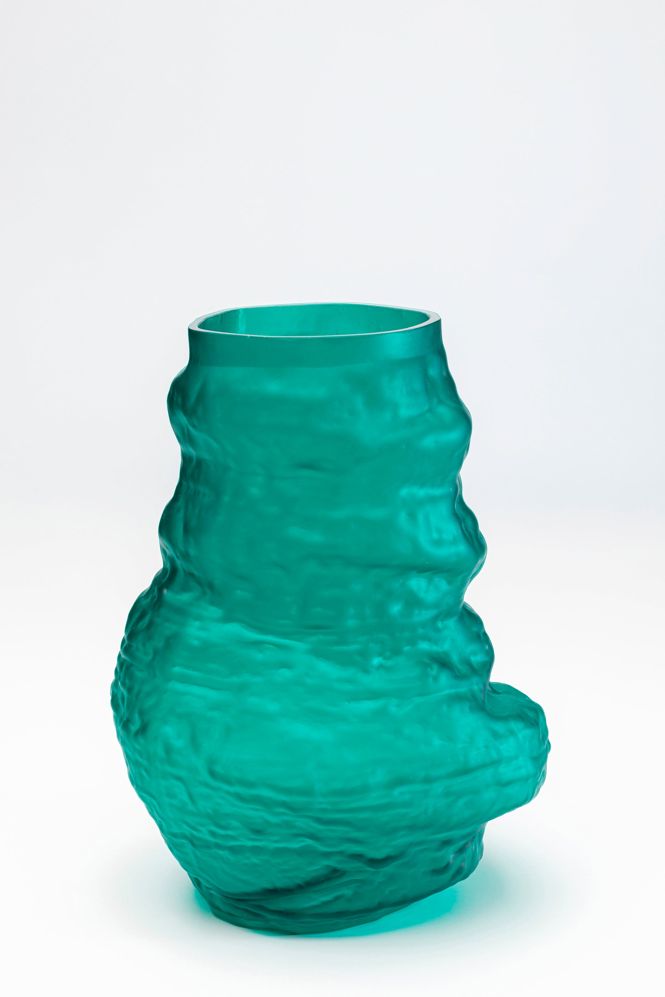 Kare - Vase Enrique Turquoise 47cm