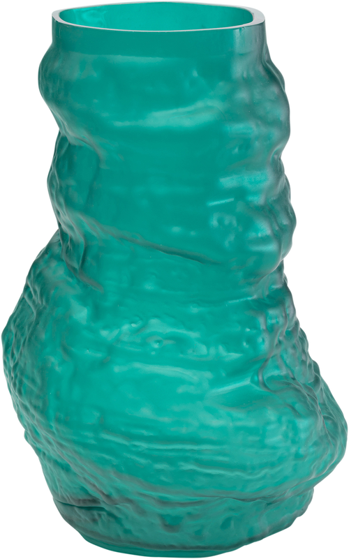 Kare - Vase Enrique Turquoise 47cm