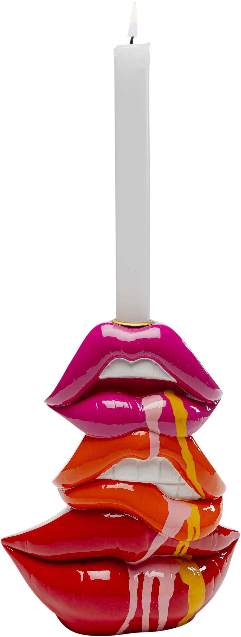 Kare - Candle Holder Lips 17cm