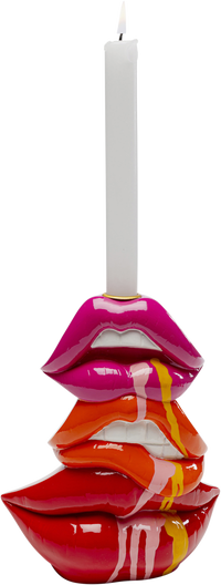 Kare - Candle Holder Lips 17cm