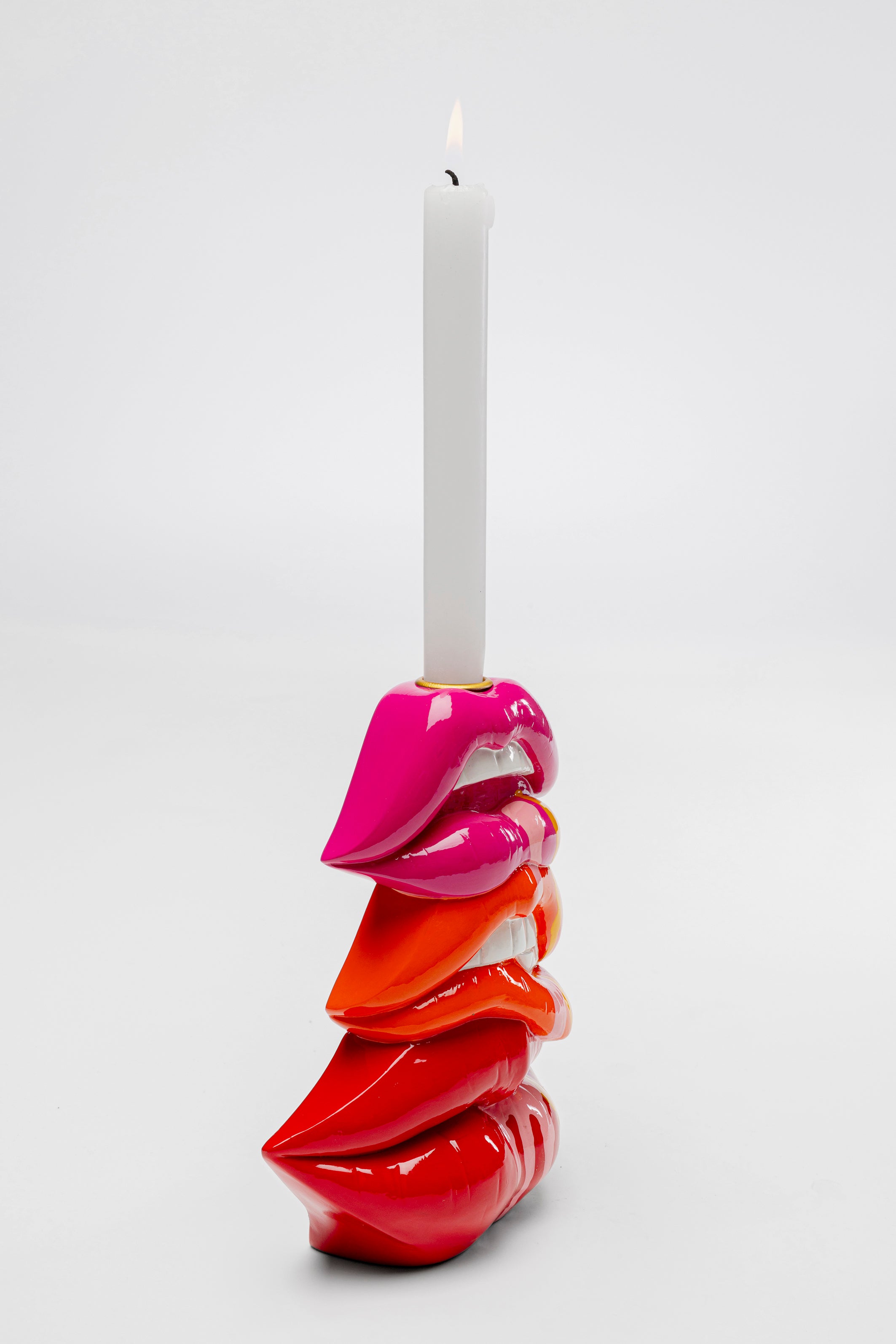 Kare - Candle Holder Lips 17cm