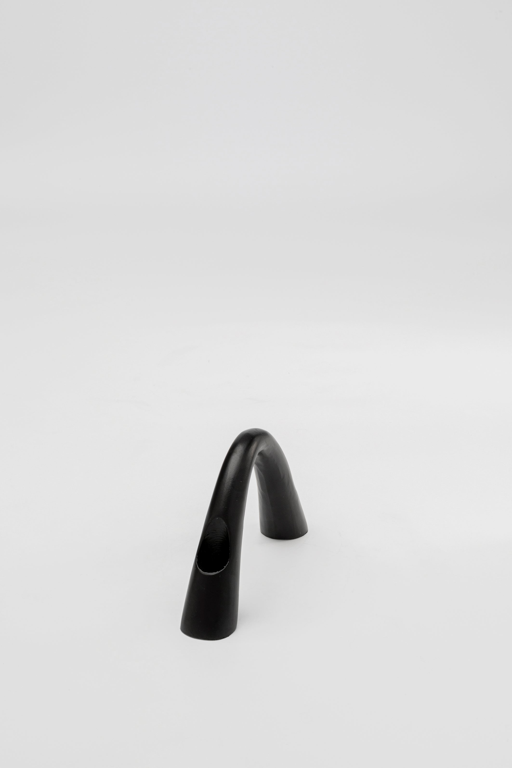 Kare - Candle Holder Bow Duo Black 13cm