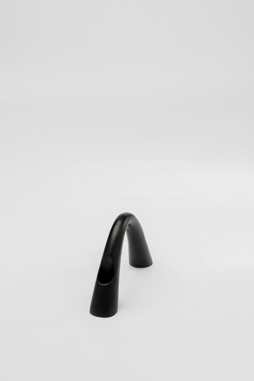 Kare - Candle Holder Bow Duo Black 13cm