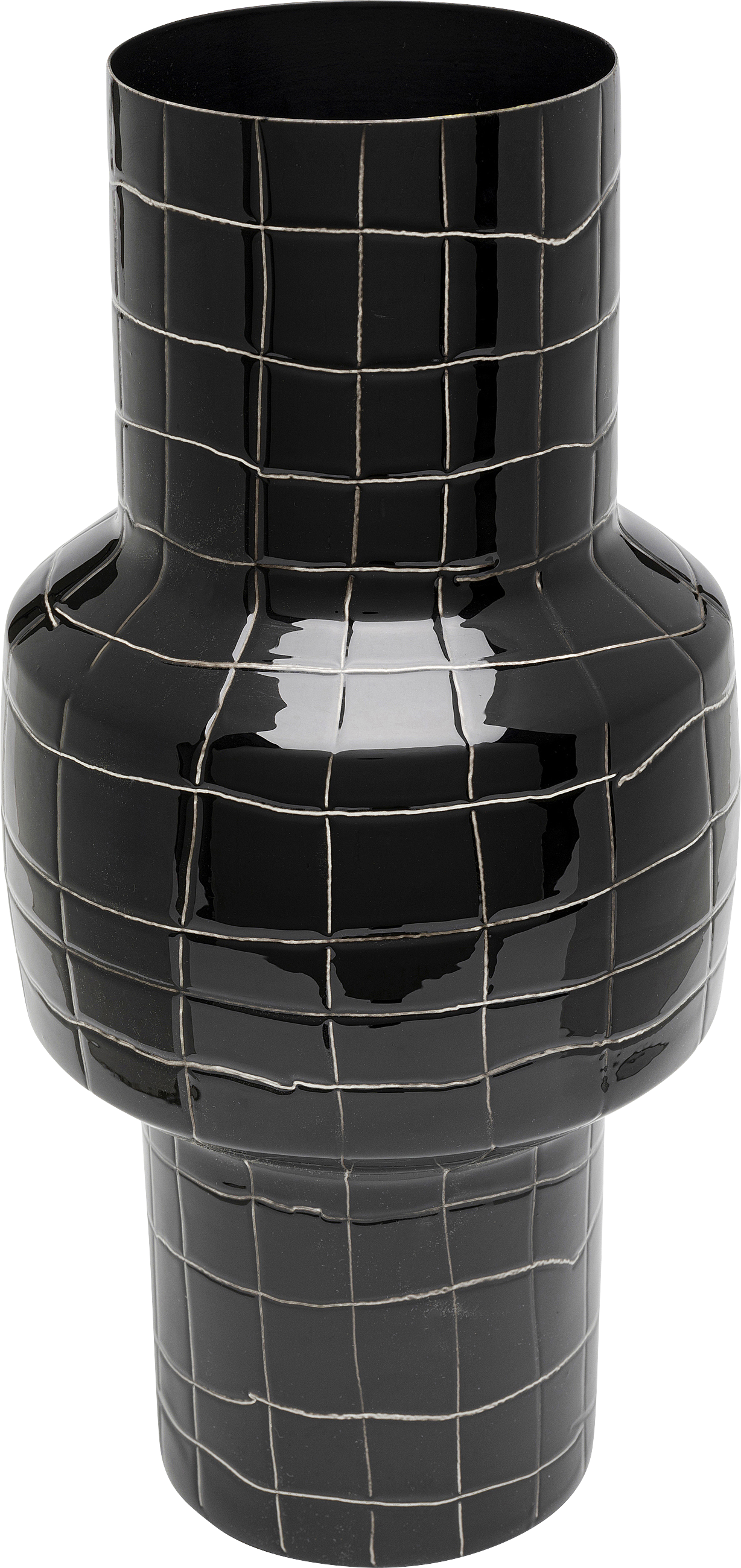 Kare - Vase Black Mesh 33cm