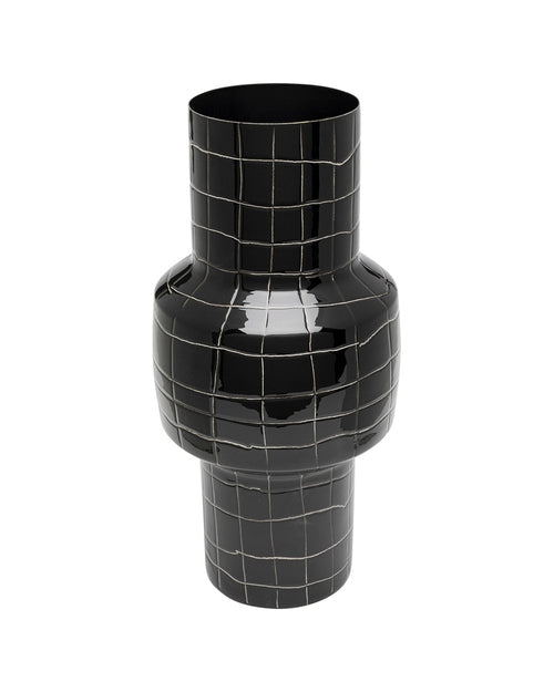 Kare - Vase Black Mesh 33cm
