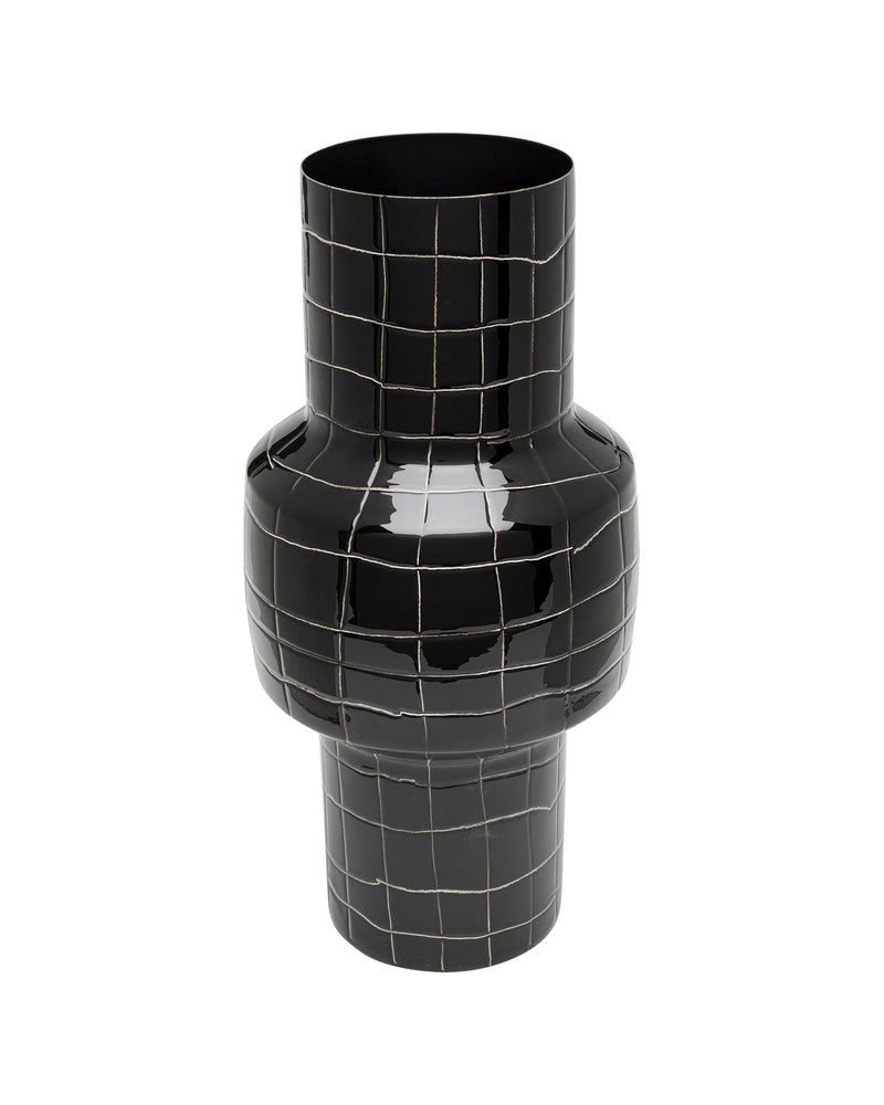 Kare - Vase Black Mesh 33cm