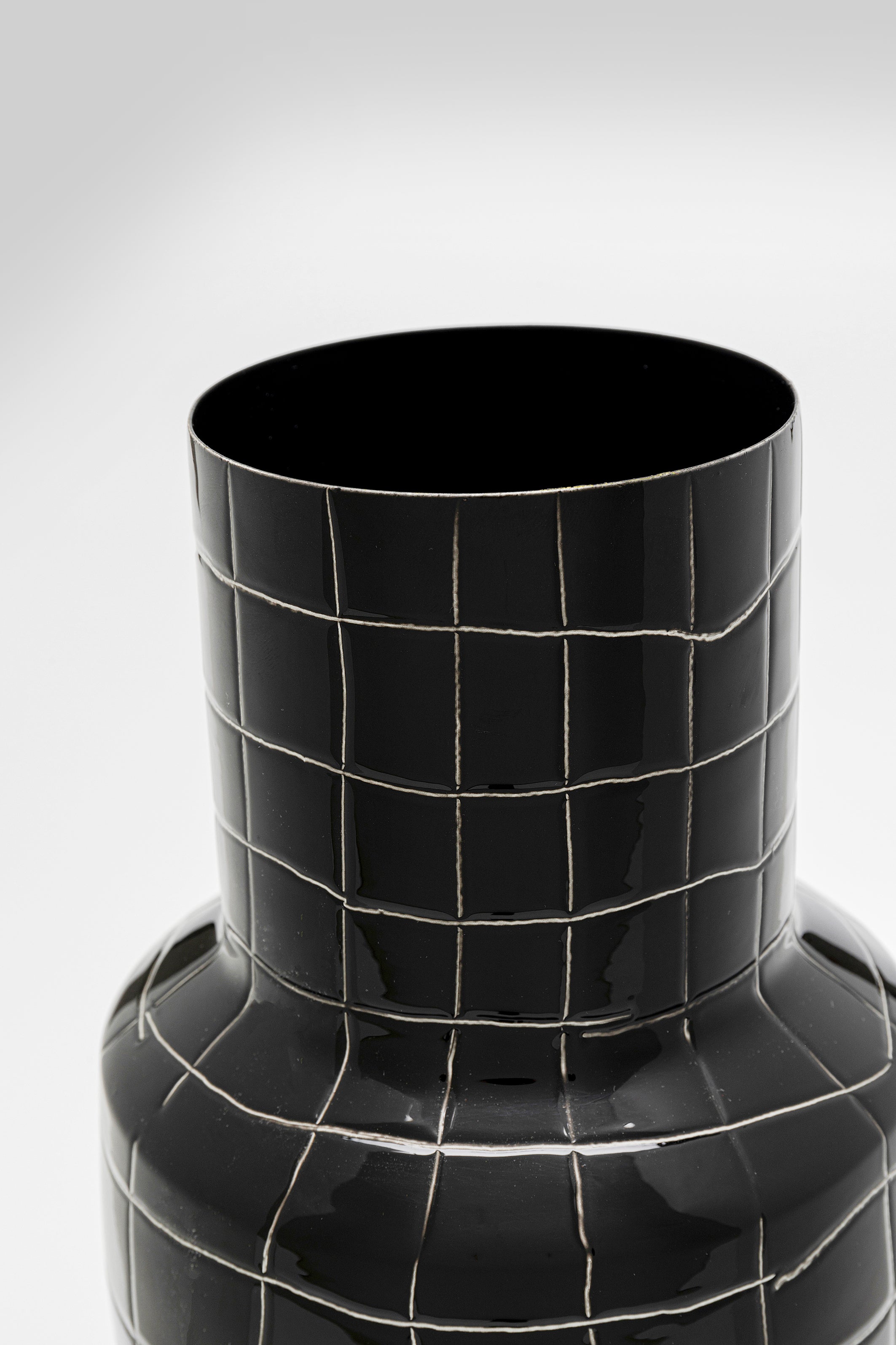 Kare - Vase Black Mesh 33cm