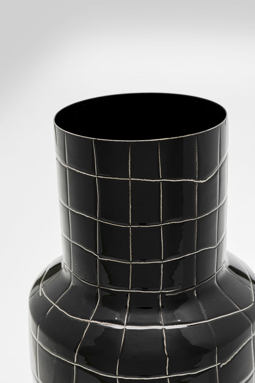 Kare - Vase Black Mesh 33cm