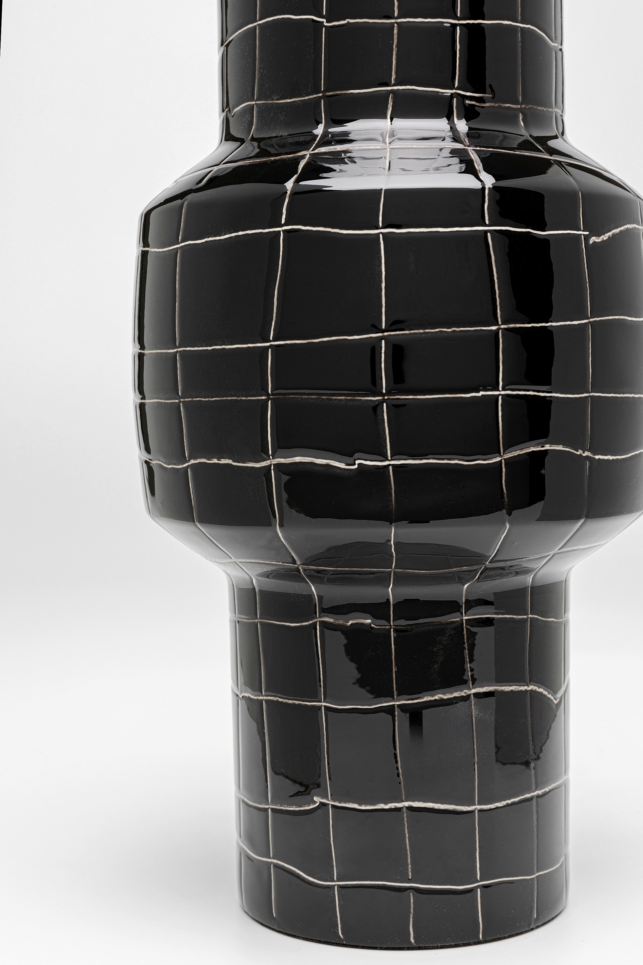 Kare - Vase Black Mesh 33cm