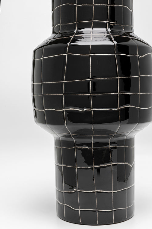 Kare - Vase Black Mesh 33cm