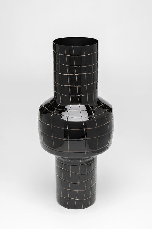 Kare - Vase Black Mesh 42cm
