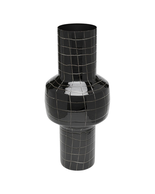 Kare - Vase Black Mesh 42cm