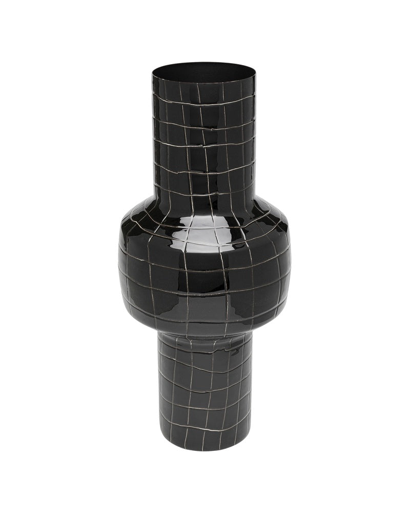 Kare - Vase Black Mesh 42cm
