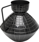 Kare - Vase Black Mesh Handle 29cm