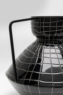 Kare - Vase Black Mesh Handle 29cm