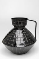 Kare - Vase Black Mesh Handle 29cm