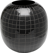Kare - Vase Black Mesh 26cm