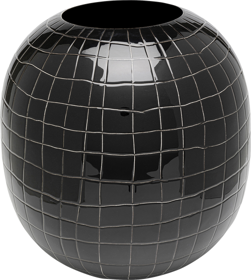 Kare - Vase Black Mesh 26cm