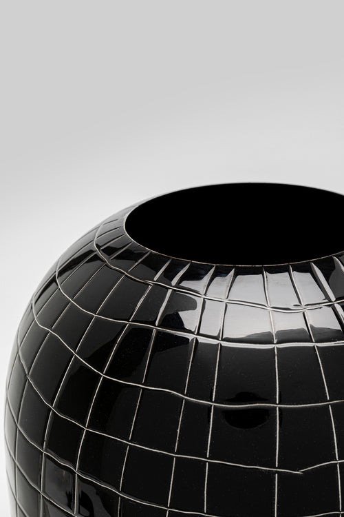 Kare - Vase Black Mesh 26cm