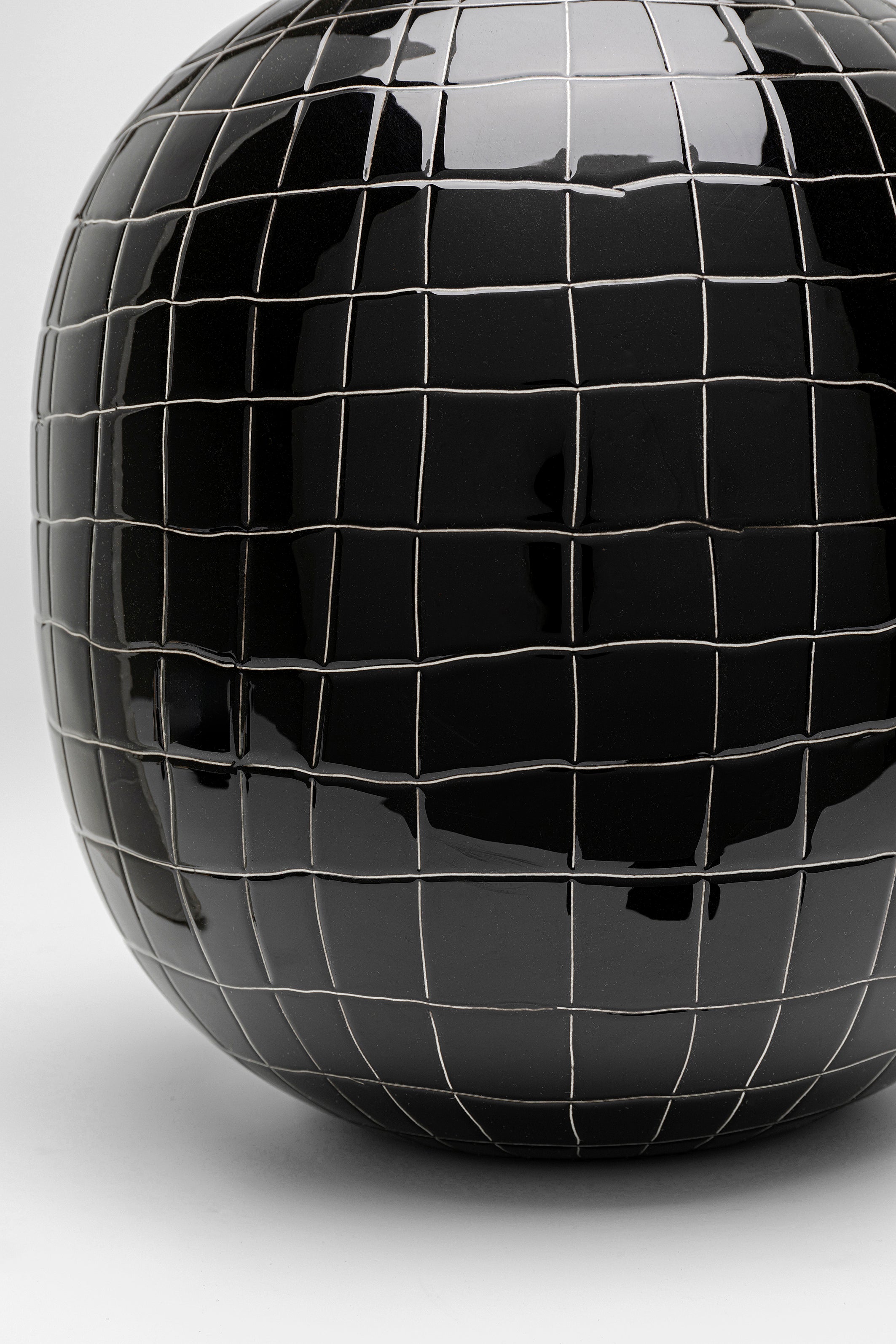 Kare - Vase Black Mesh 26cm