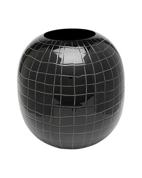Kare - Vase Black Mesh 26cm