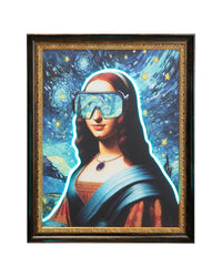 Kare - Framed Picture LED Art Lady 80x100cm