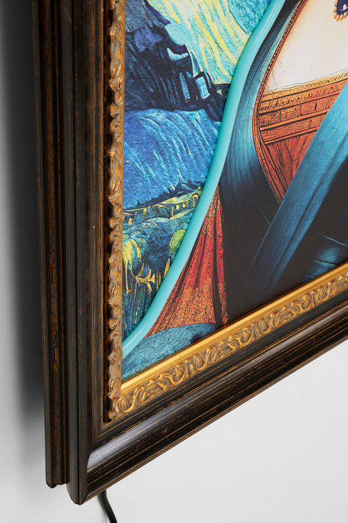 Kare - Framed Picture LED Art Lady 80x100cm