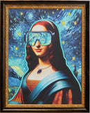 Kare - Framed Picture LED Art Lady 80x100cm