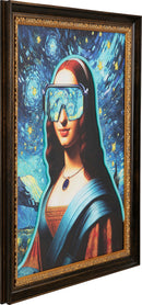 Kare - Framed Picture LED Art Lady 80x100cm