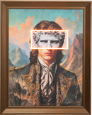 Kare - Framed Picture LED Art Gentleman 80x100cm