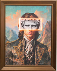 Kare - Framed Picture LED Art Gentleman 80x100cm