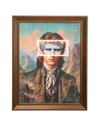 Kare - Framed Picture LED Art Gentleman 80x100cm