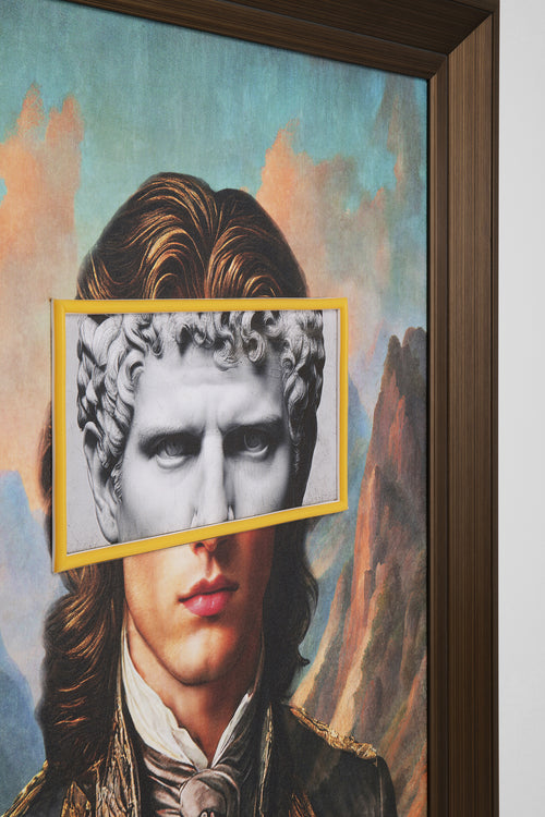 Kare - Framed Picture LED Art Gentleman 80x100cm