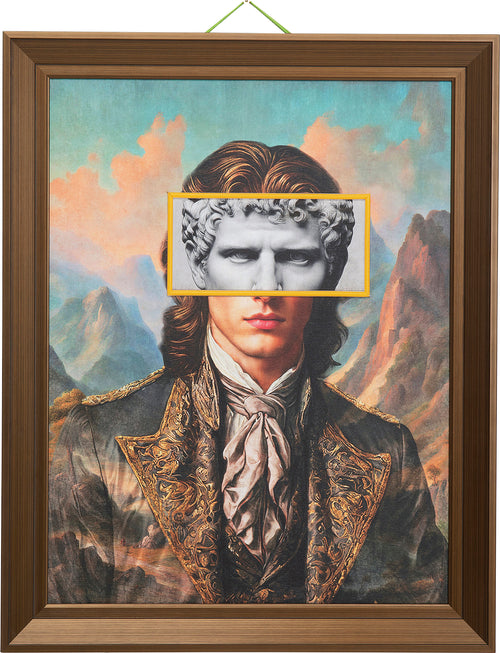Kare - Framed Picture LED Art Gentleman 80x100cm