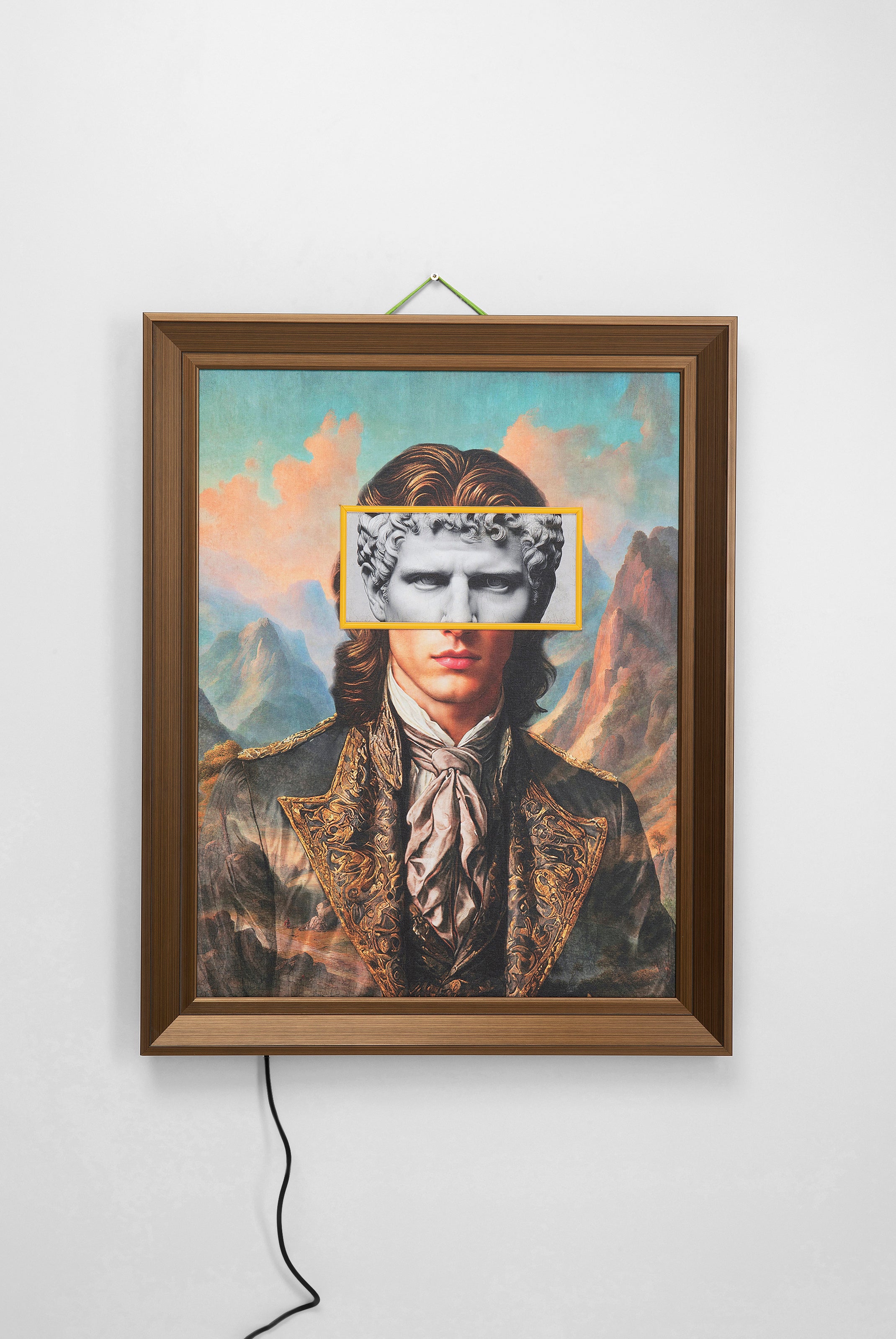 Kare - Framed Picture LED Art Gentleman 80x100cm
