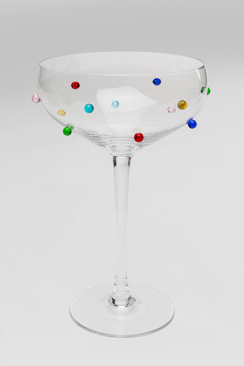 Kare - Cocktail Glass Party Dots 19cm