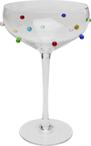 Kare - Cocktail Glass Party Dots 19cm