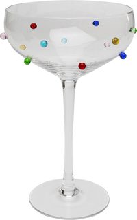 Kare - Cocktail Glass Party Dots 19cm
