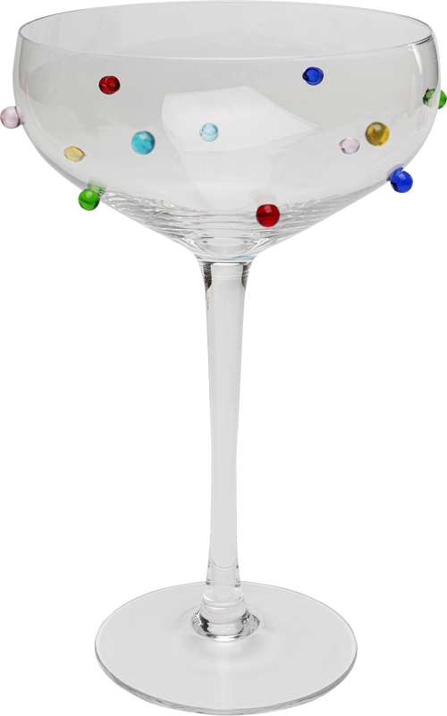 Kare - Cocktail Glass Party Dots 19cm