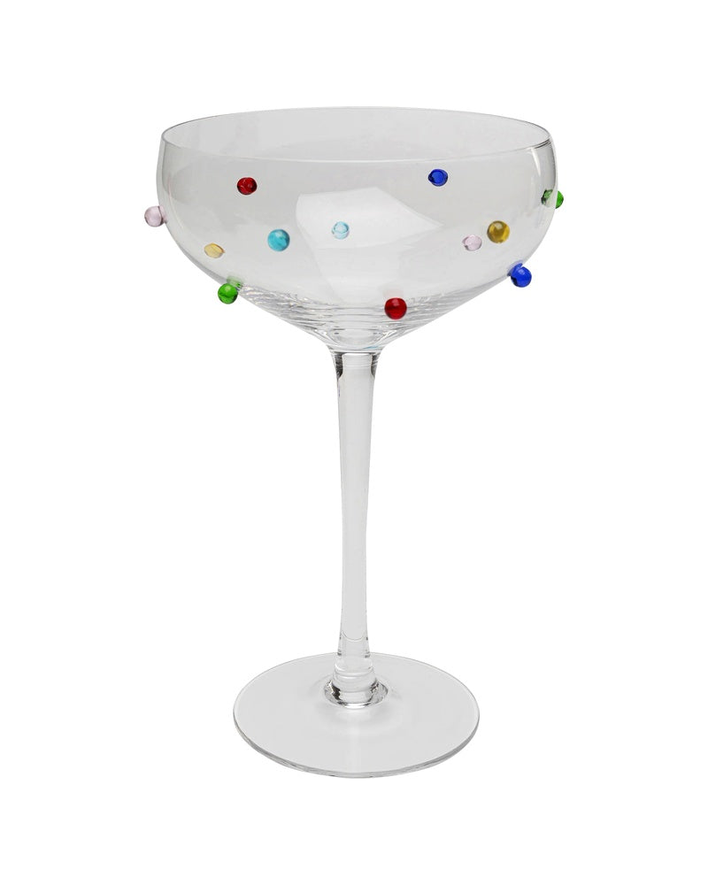 Kare - Cocktail Glass Party Dots 19cm