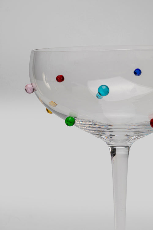 Kare - Cocktail Glass Party Dots 19cm