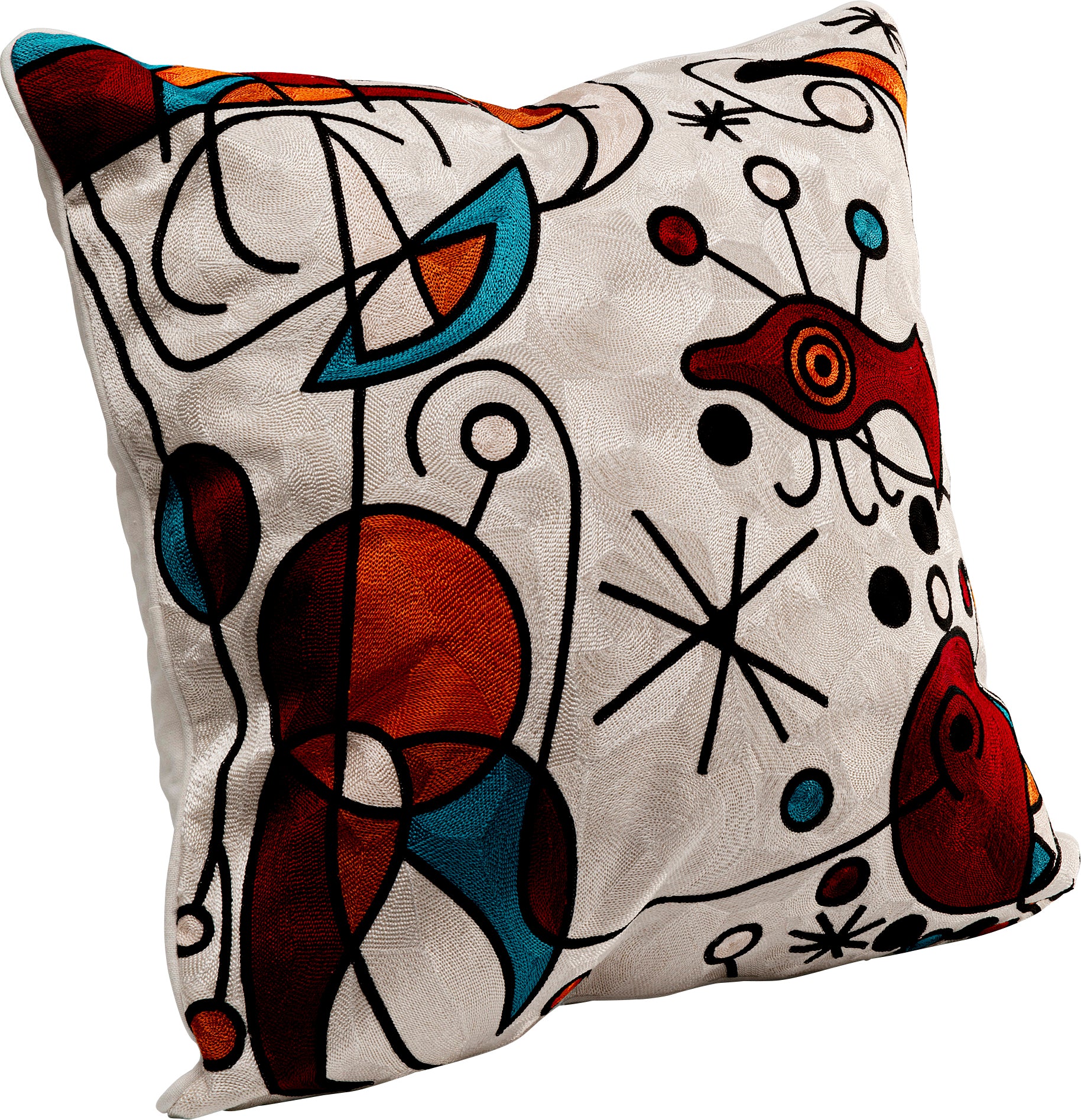 Kare - Cushion Art Line Sea World 50x50cm