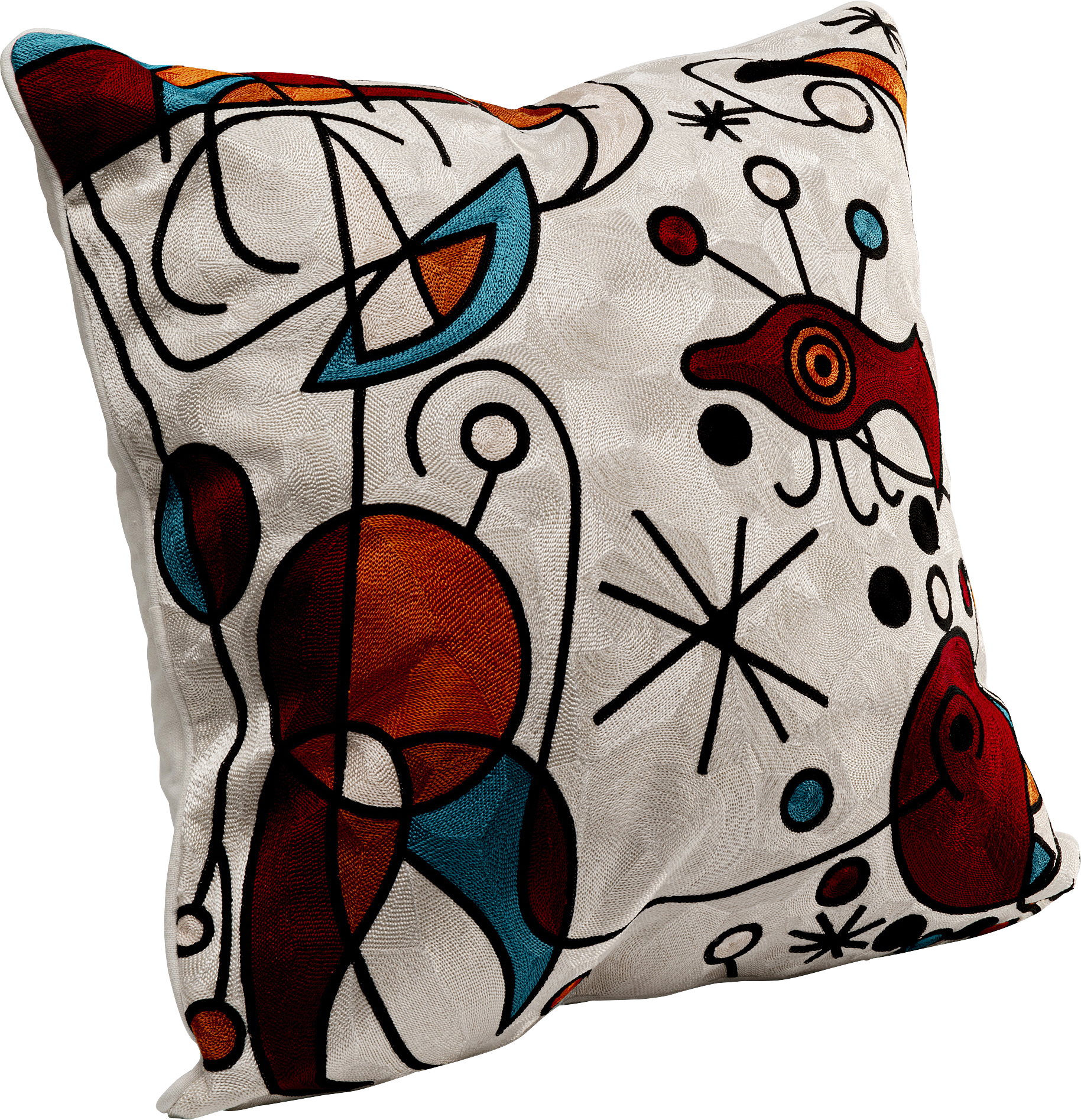 Kare - Cushion Art Line Sea World 50x50cm
